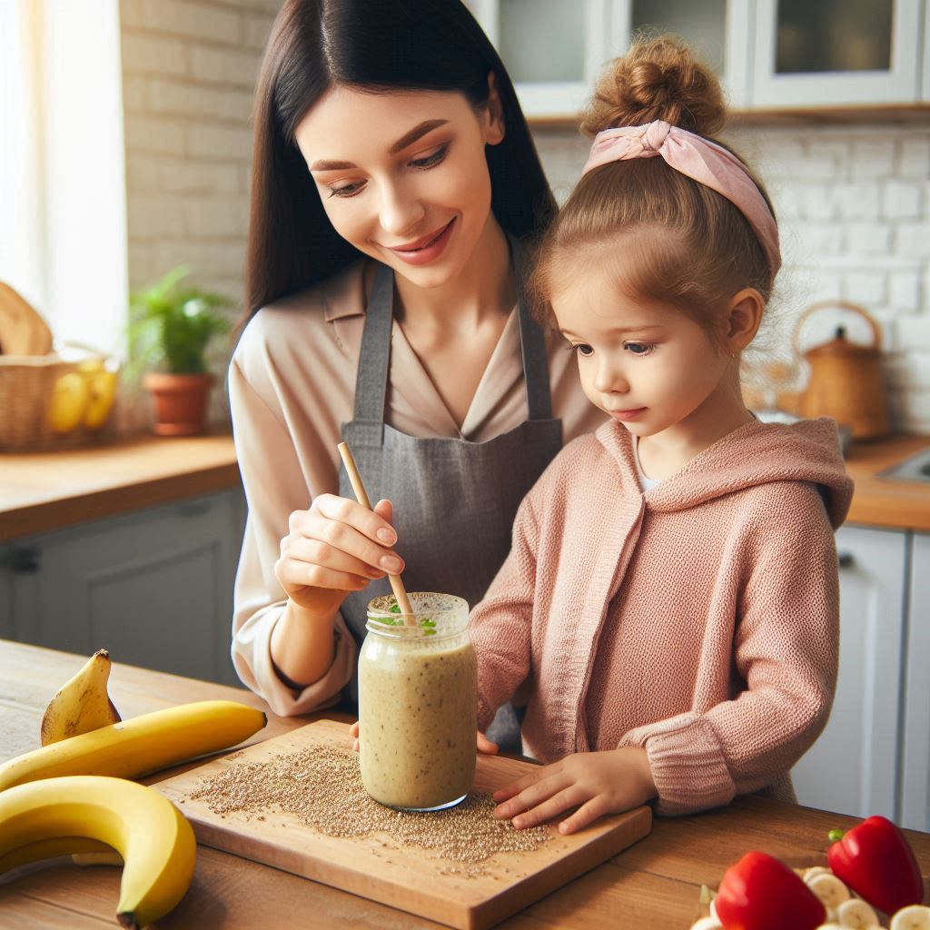 اسموتی توت و موز با کینوا OAB