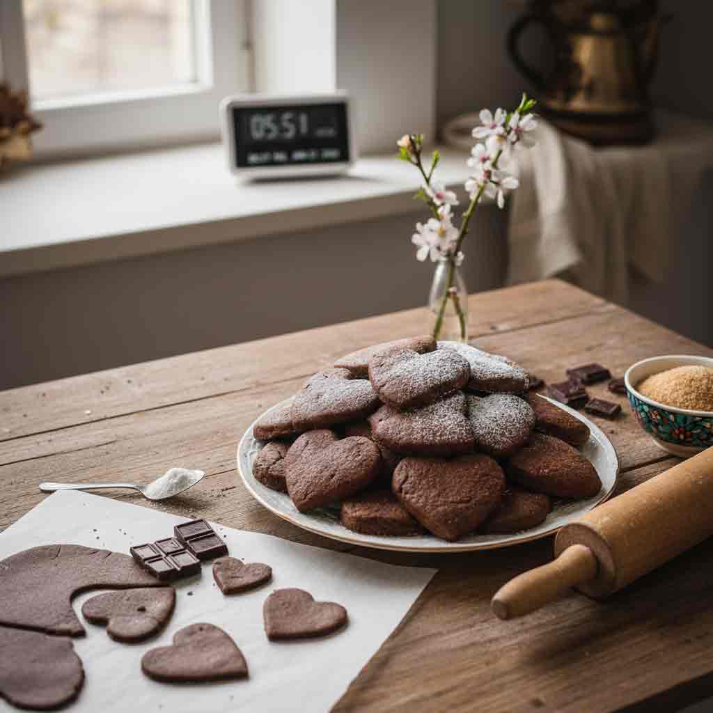 طرز تهیه شیرینی نوروزی : قلب های شیرین