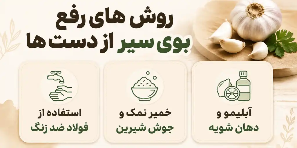 remove garlic smell at home oab 3