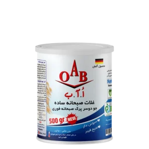 قوطی فلزی جو دوسر پرک صبحانه فوری 500 گرمی OAB