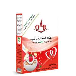 جو دوسر پرک ارگانیک و سیب ۲۰۰ گرمی OAB