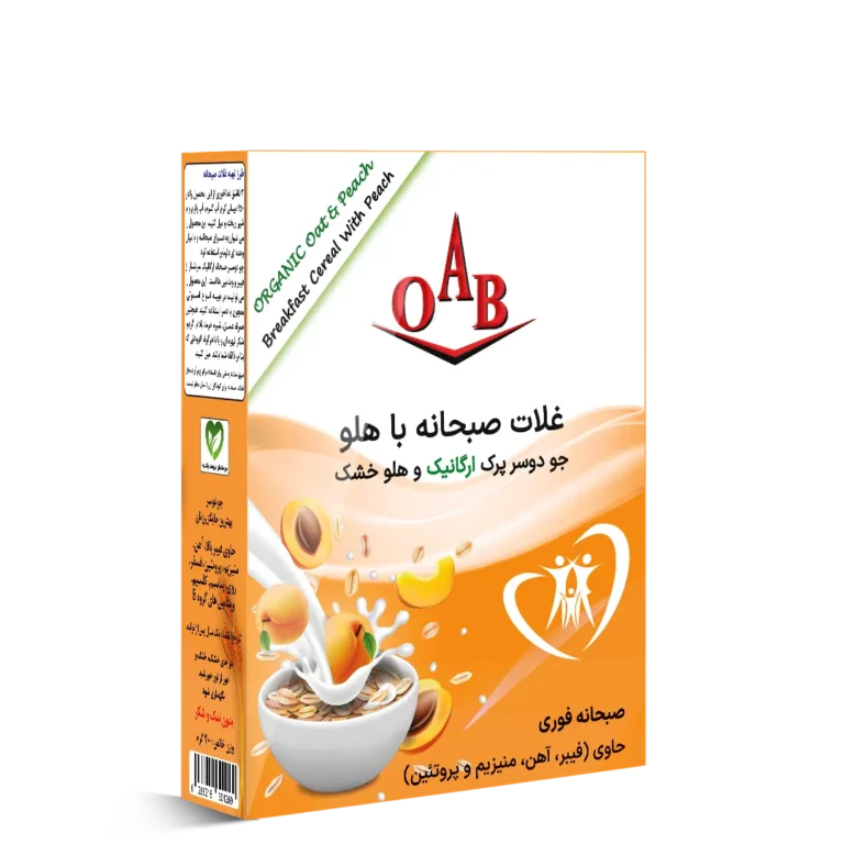 جو دوسر پرک ارگانیک و هلو ۲۰۰ گرمی جو دوسر پرک ارگانیک و هلو ۲۰۰ گرمی