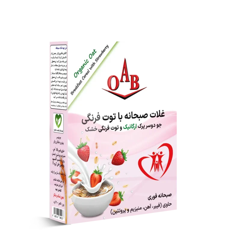 جو دوسر پرک ارگانیک و توت فرنگی ۲۰۰ گرمی جو دوسر پرک ارگانیک و توت فرنگی ۲۰۰ گرمی