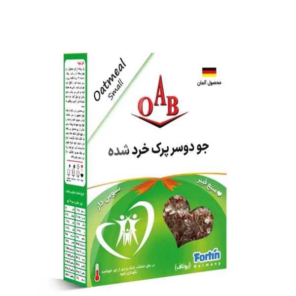 جو دو سر پرک خرد شده OAB