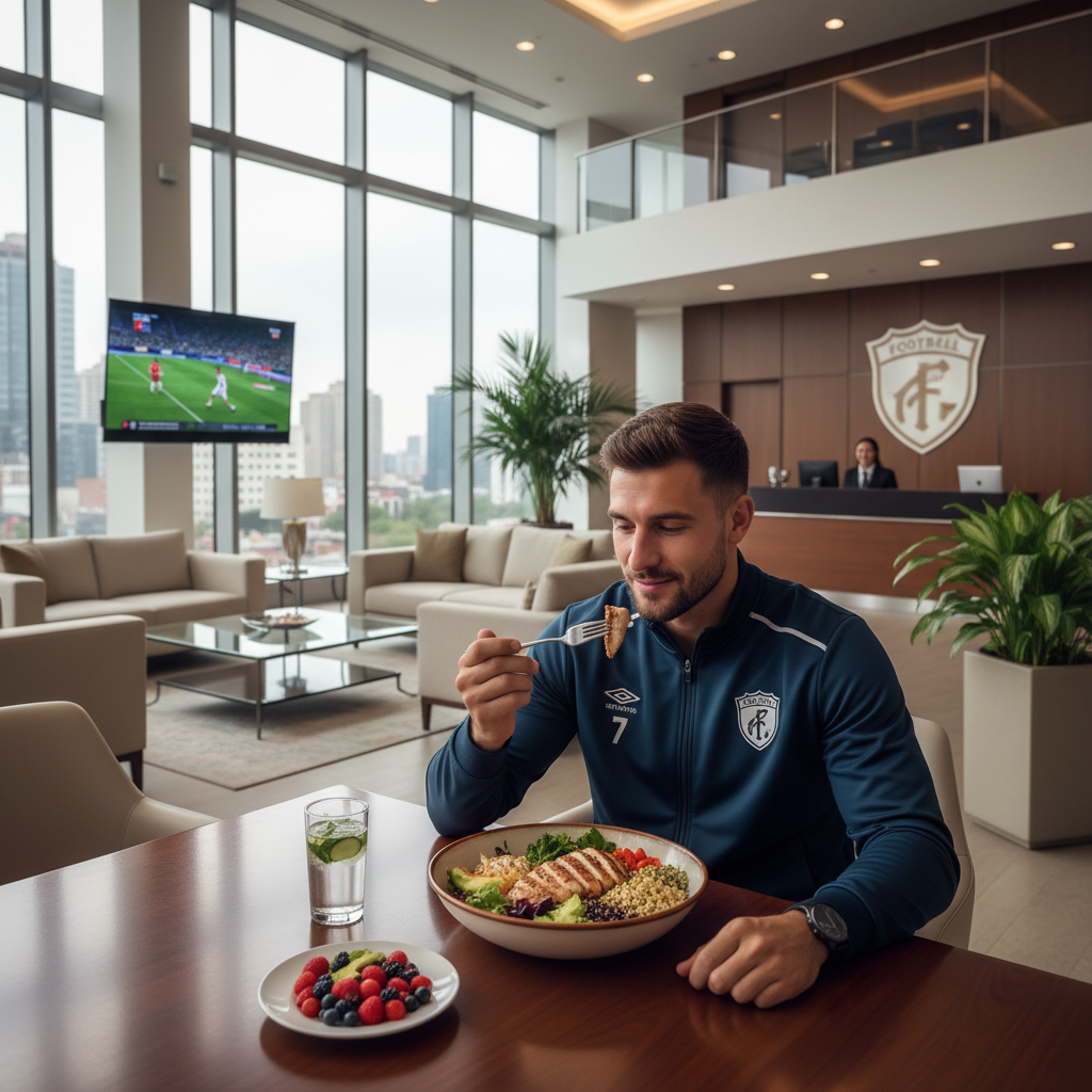 چگونه می توان به عنوان یک بازیکن حرفه ای فوتبال غذا خورد؟ OAB