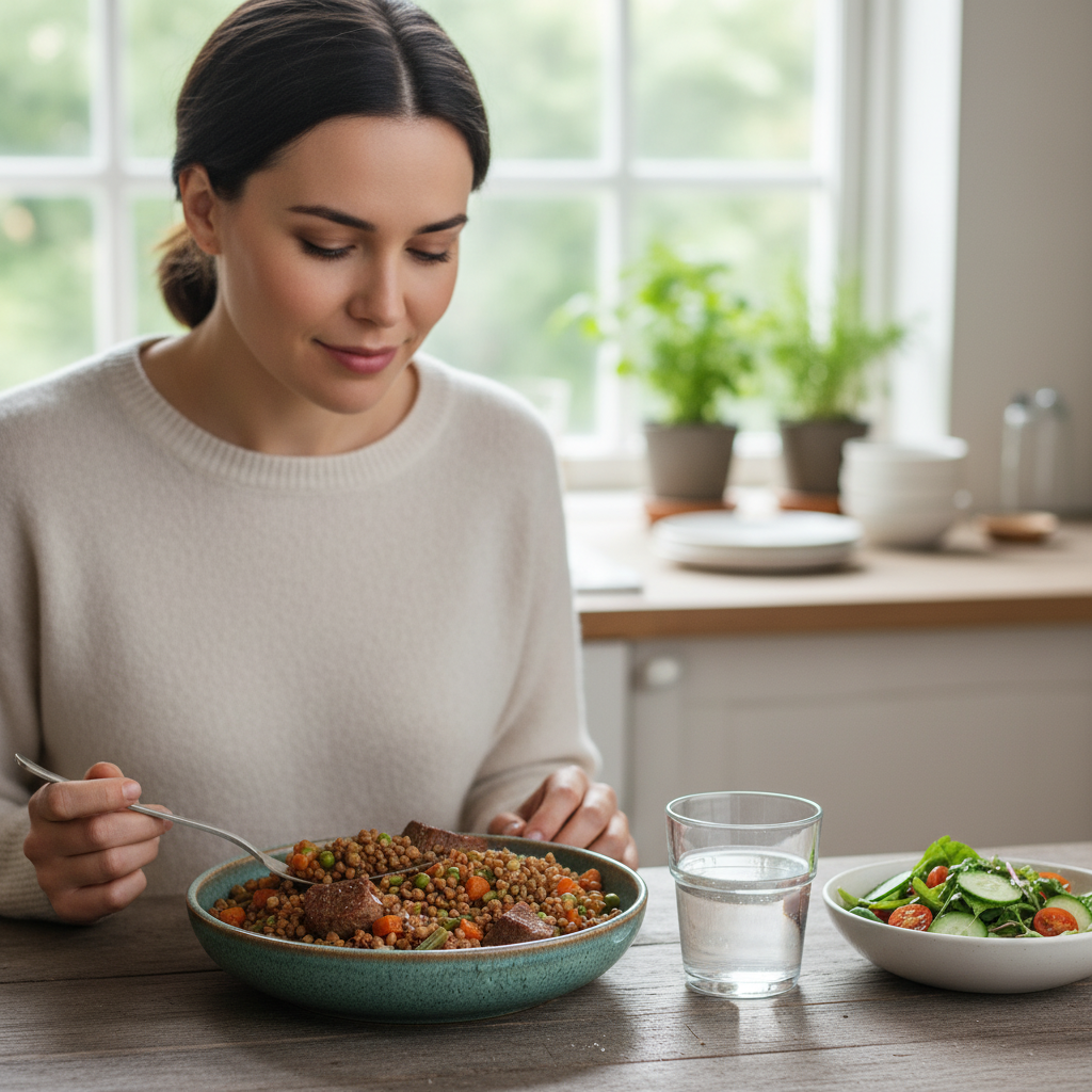 طرز تهیه گندم سیاه با گوشت OAB