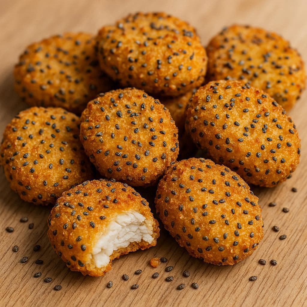 ناگت مرغ با دانه چیا OAB