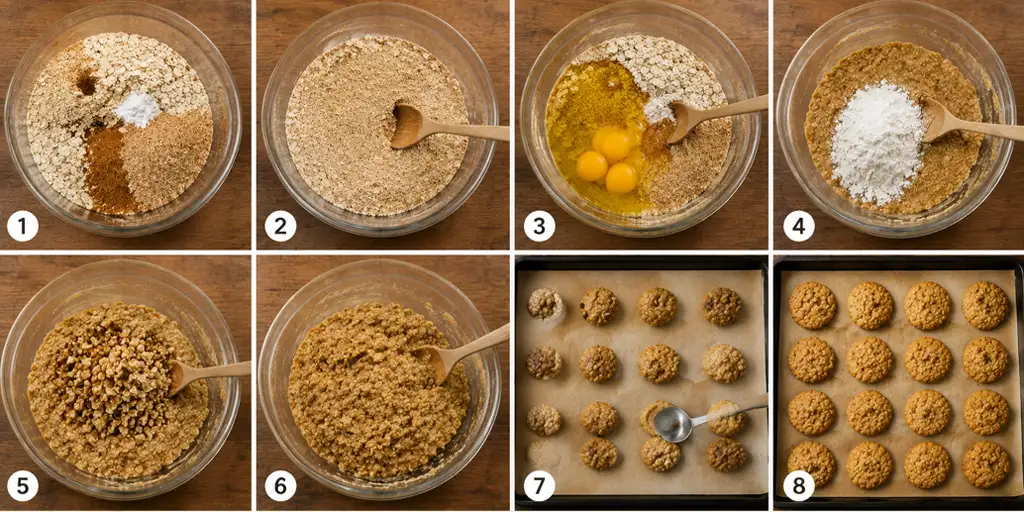 oat and walnut cookies OAB 9