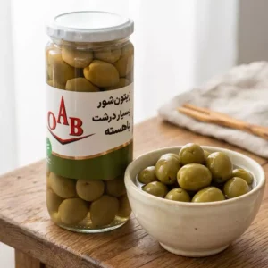 زیتون شور بسیار درشت با هسته ۵۰۰ گرمی