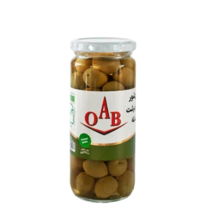 زیتون شور بسیار درشت با هسته ۵۰۰ گرمی OAB