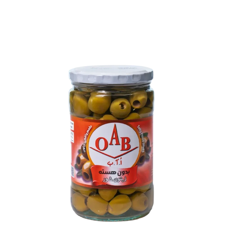 زیتون شور بدون هسته کم نمک ۷۰۰ گرمی