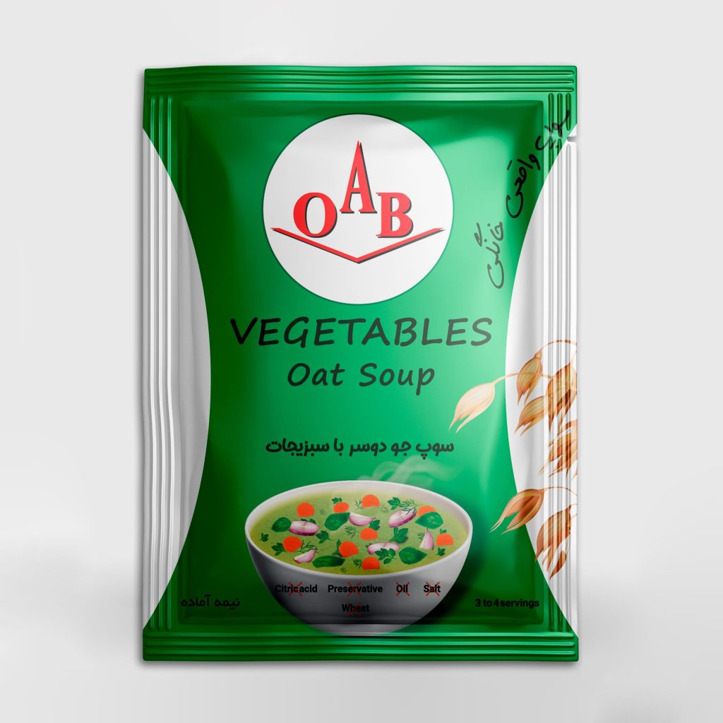 سوپ جو دوسر با سبزیجات ۵۲ گرمی