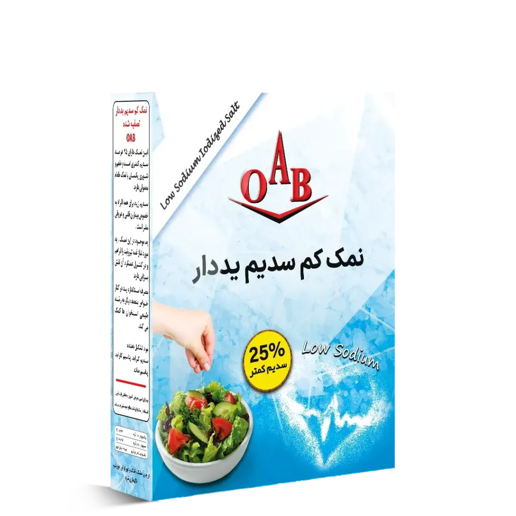 نمک کم سدیم یددار ۴۰۰ گرمی