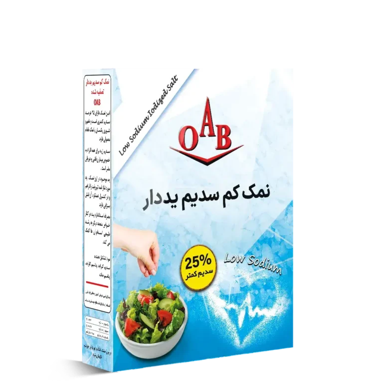 نمک کم سدیم یددار ۴۰۰ گرمی