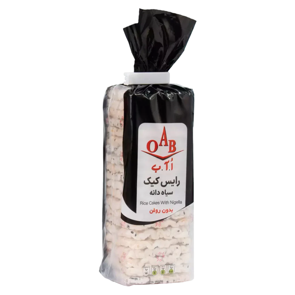 رایس کیک سیاه دانه ۱۰۰ گرمی