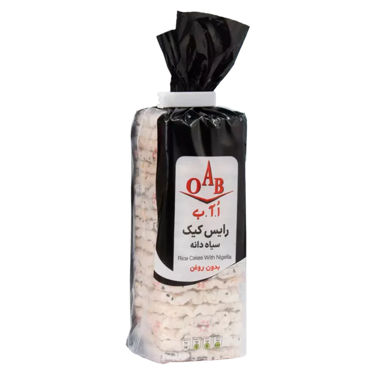 رایس کیک سیاه دانه ۱۰۰ گرمی رایس کیک سیاه دانه ۱۰۰ گرمی