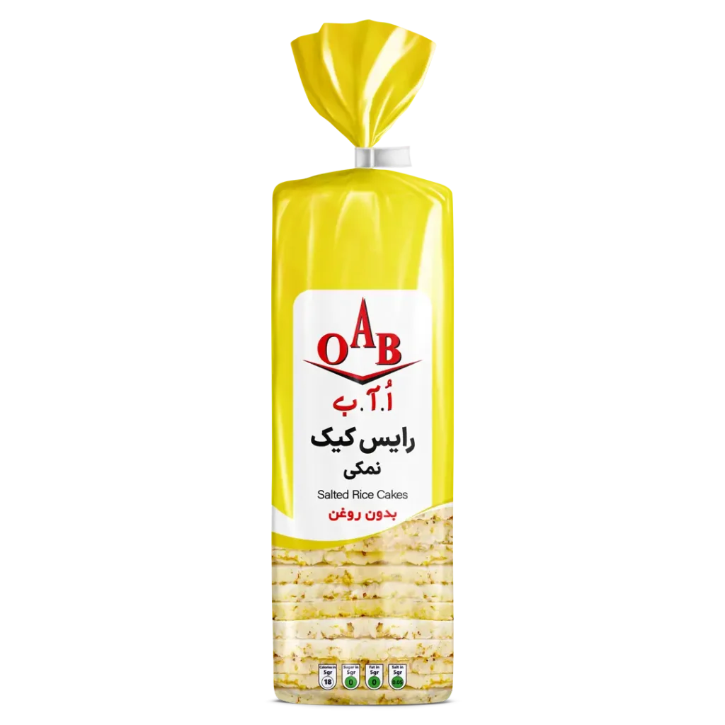 رایس کیک نمکی ۱۰۰ گرمی