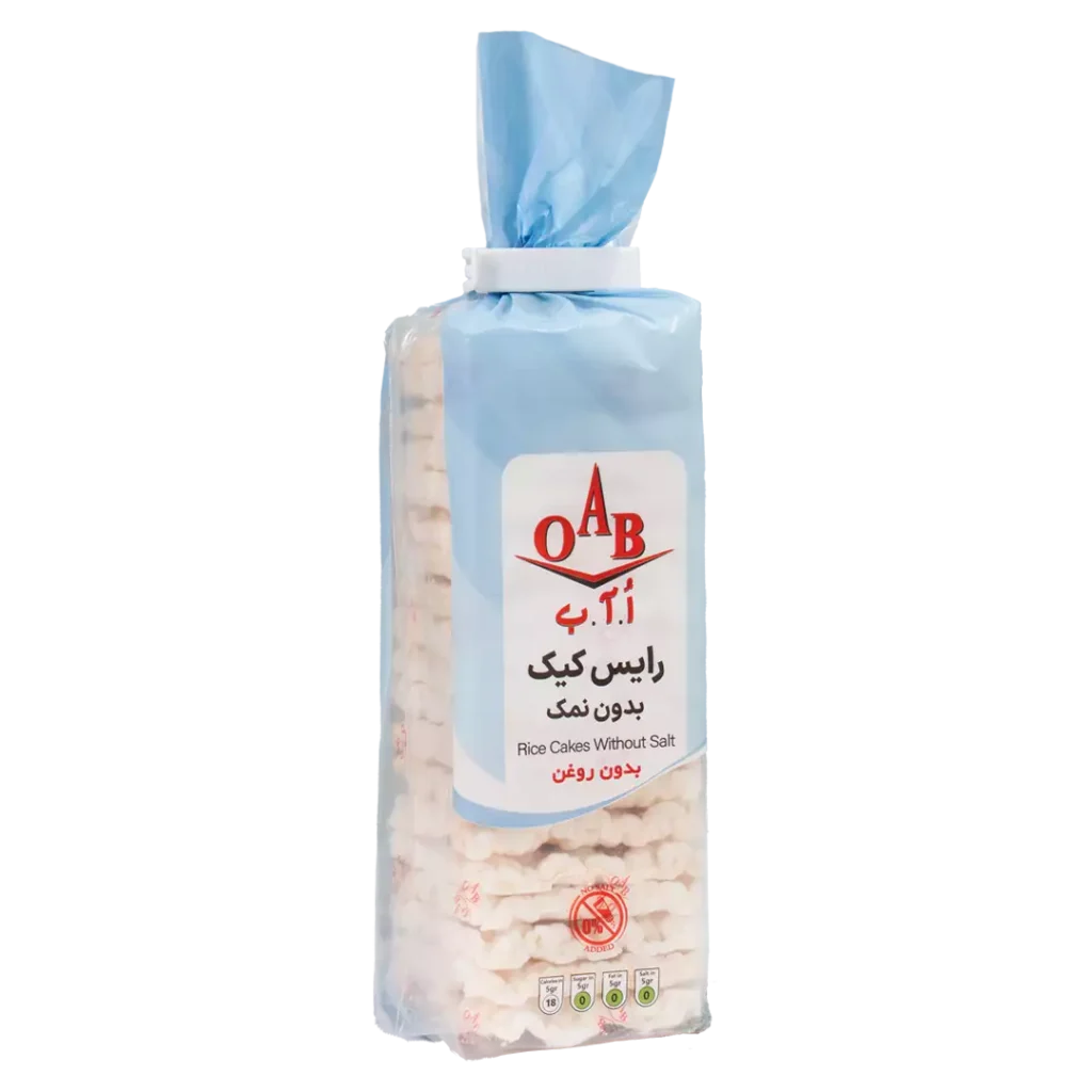 رایس کیک بدون نمک ۱۰۰ گرمی