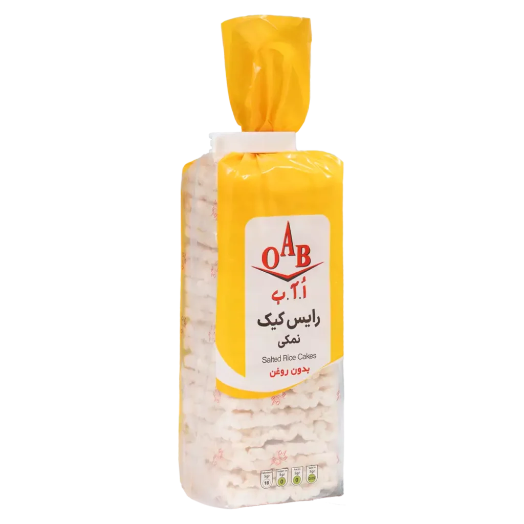 رایس کیک نمکی ۱۰۰ گرمی