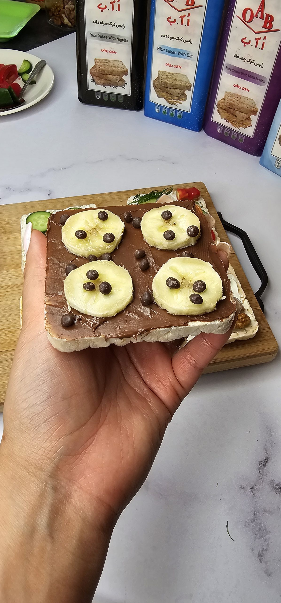 رایس کیک سیاه دانه OAB