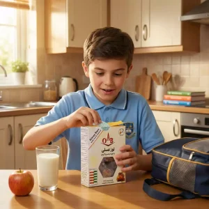 لوز عسلی با جو دوسر و گردو 150 گرمی