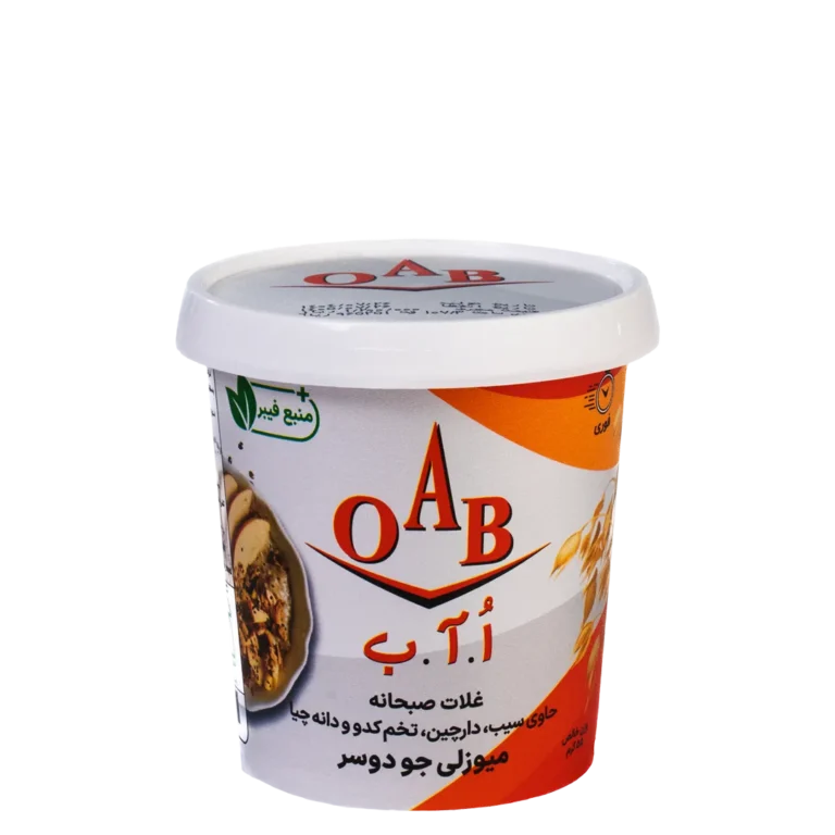 میوزلی جو دوسر با سیب ۵۵ گرمی میوزلی جو دوسر با سیب ۵۵ گرمی