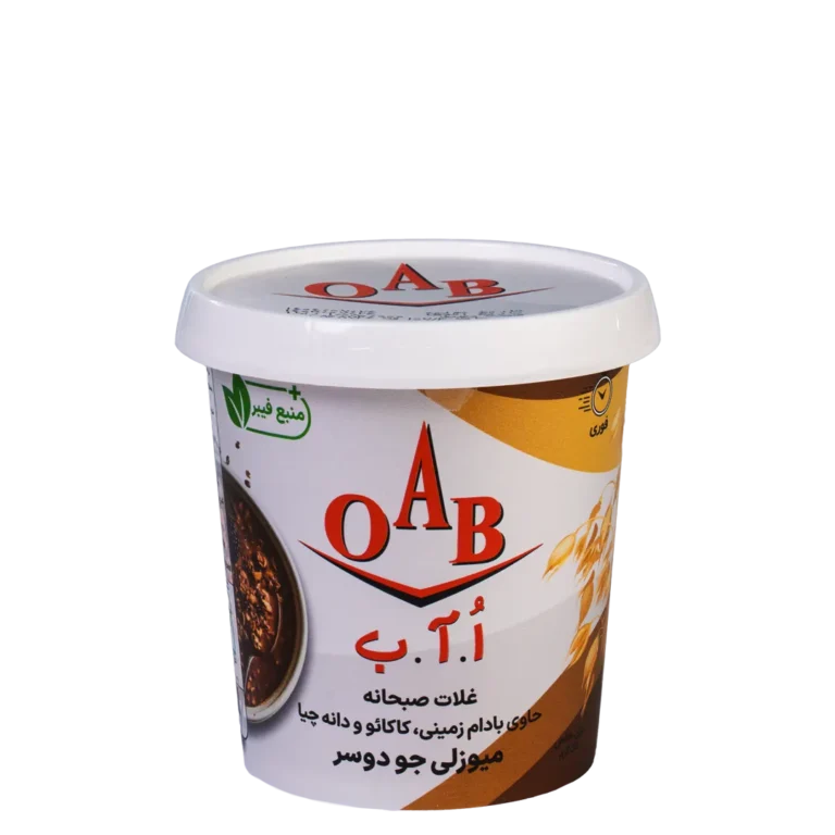 میوزلی جو دوسر با کاکائو ۵۵ گرمی میوزلی جو دوسر با کاکائو ۵۵ گرمی