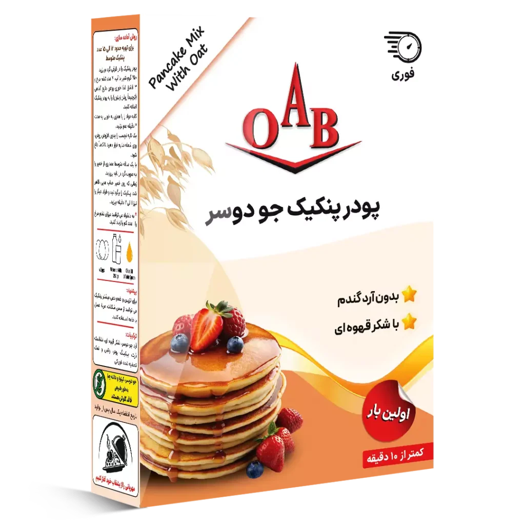 پودر پنکیک جو دوسر ۲۵۰ گرمی
