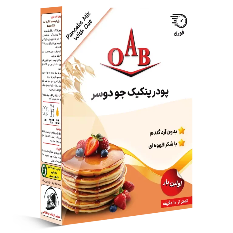 پودر پنکیک جو دوسر ۲۵۰ گرمی پودر پنکیک جو دوسر ۲۵۰ گرمی