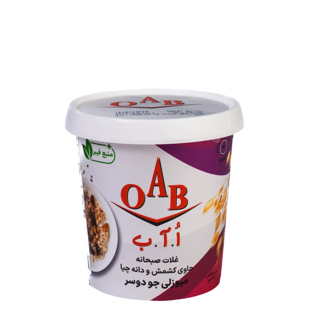 میوزلی جو دوسر با کشمش ۵۵ گرمی