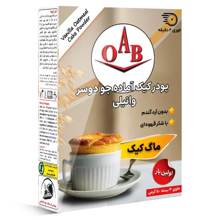 پودر ماگ کیک آماده جو دوسر وانیلی پودر ماگ کیک آماده جو دوسر وانیلی