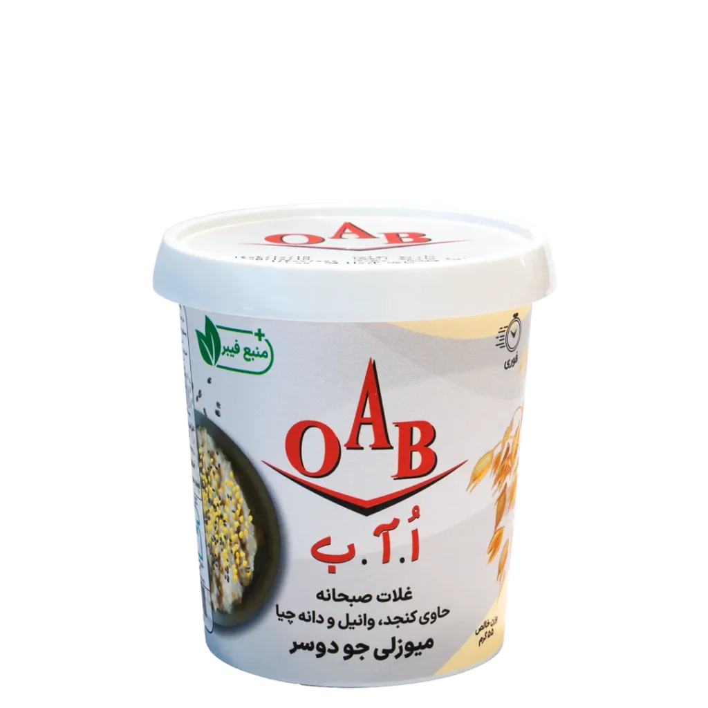 میوزلی جو دوسر با کنجد و وانیل ۵۵ گرمی