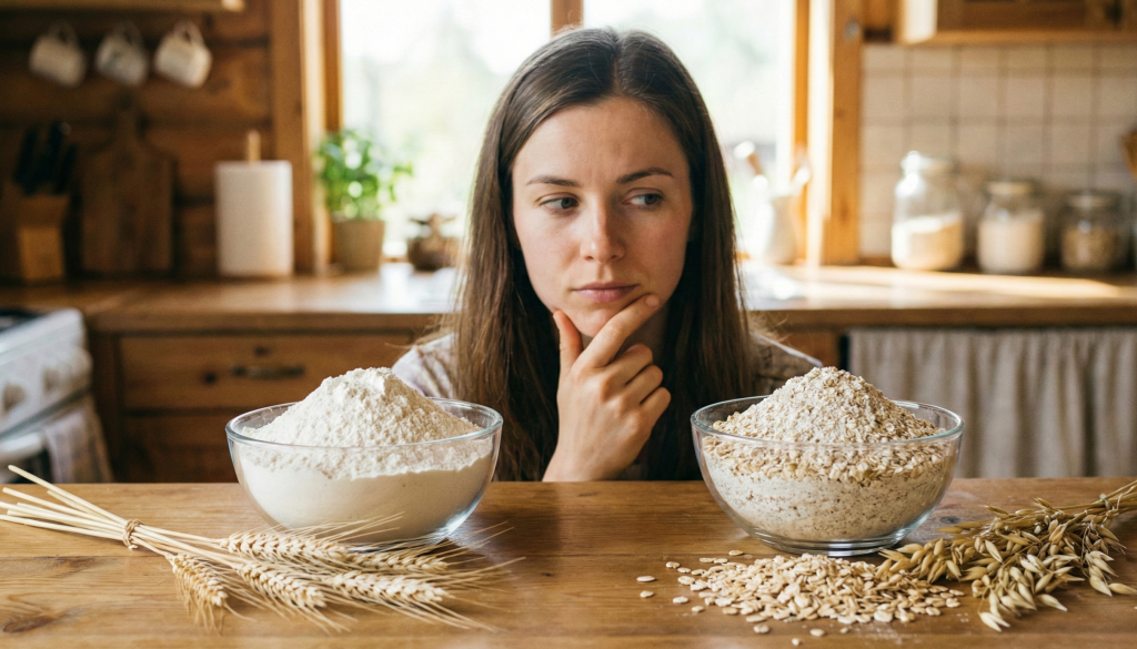 تفاوت آرد جو دوسر و آرد گندم | کدام سالم‌تر است؟