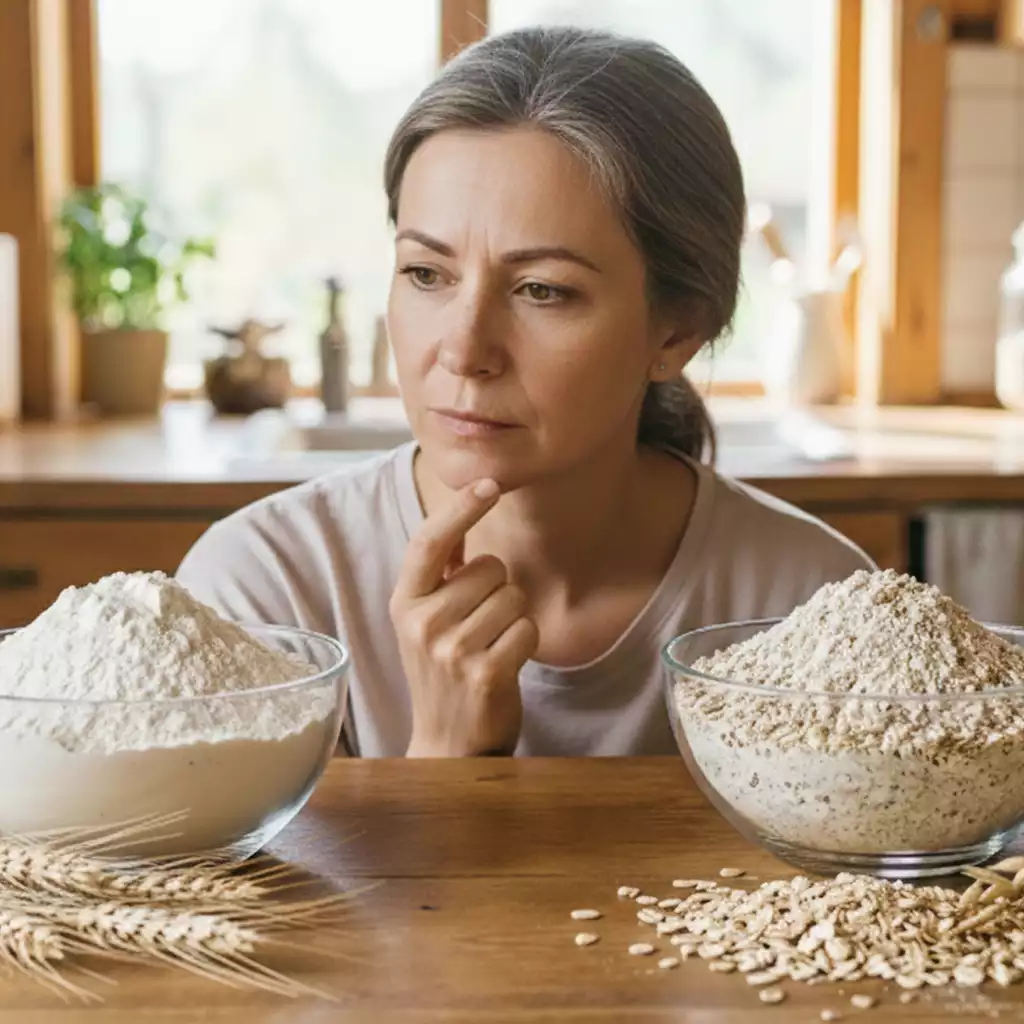 تفاوت آرد جو دوسر و آرد گندم | کدام سالم‌تر است؟