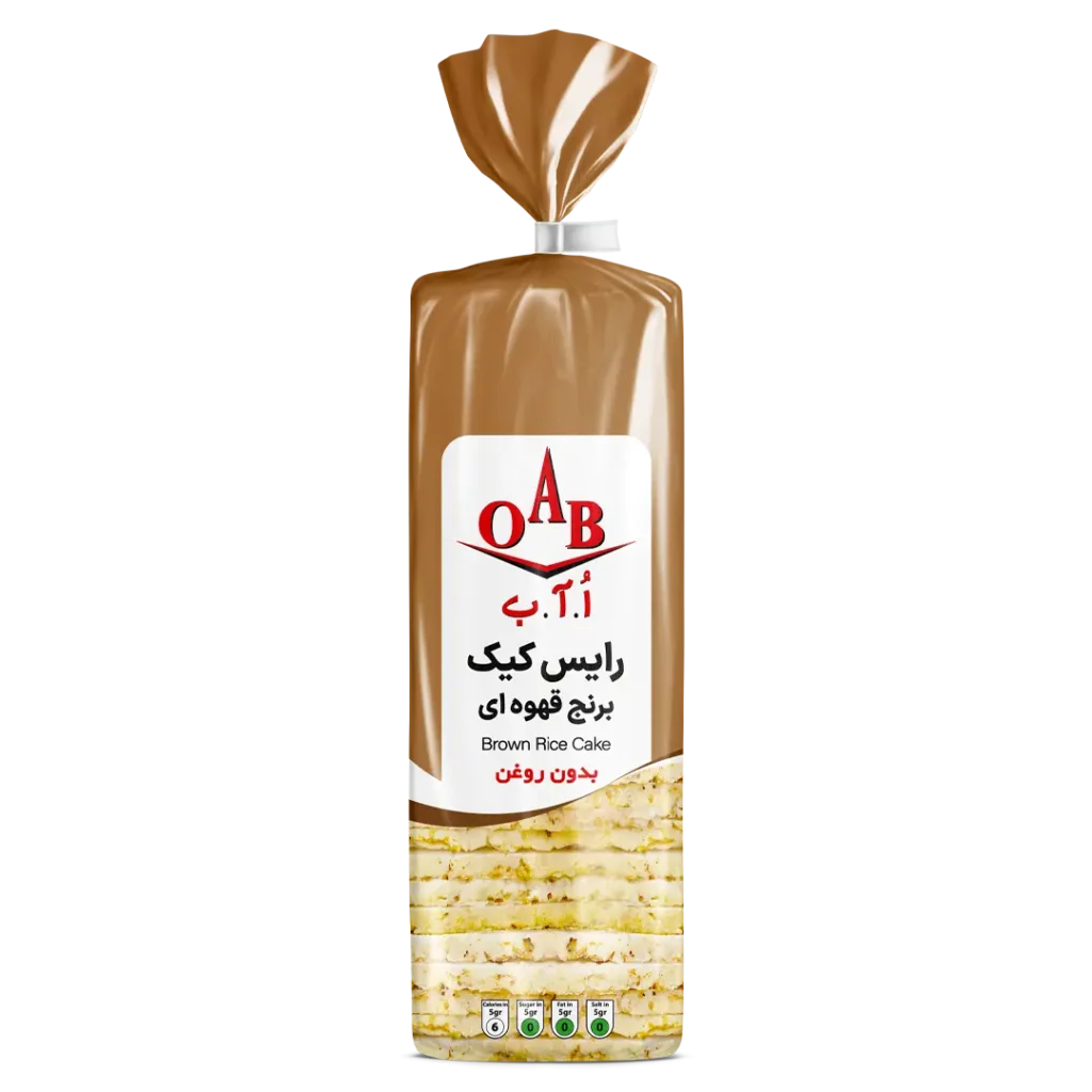 رایس کیک برنج قهوه ای ۱۰۰ گرمی