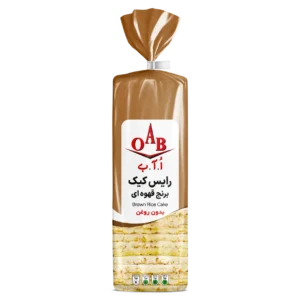 رایس کیک برنج قهوه‌ای 100 گرمی OAB