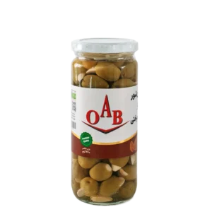 زیتون شور با مغز بادام درختی ۵۰۰ گرمی