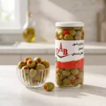 bell pepper stuffed green olives 500-g 3