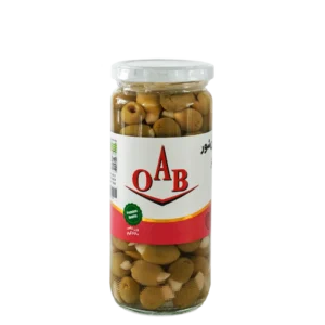 زیتون شور با مغز سیر ۵۰۰ گرمی OAB