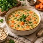oat soup with carrots