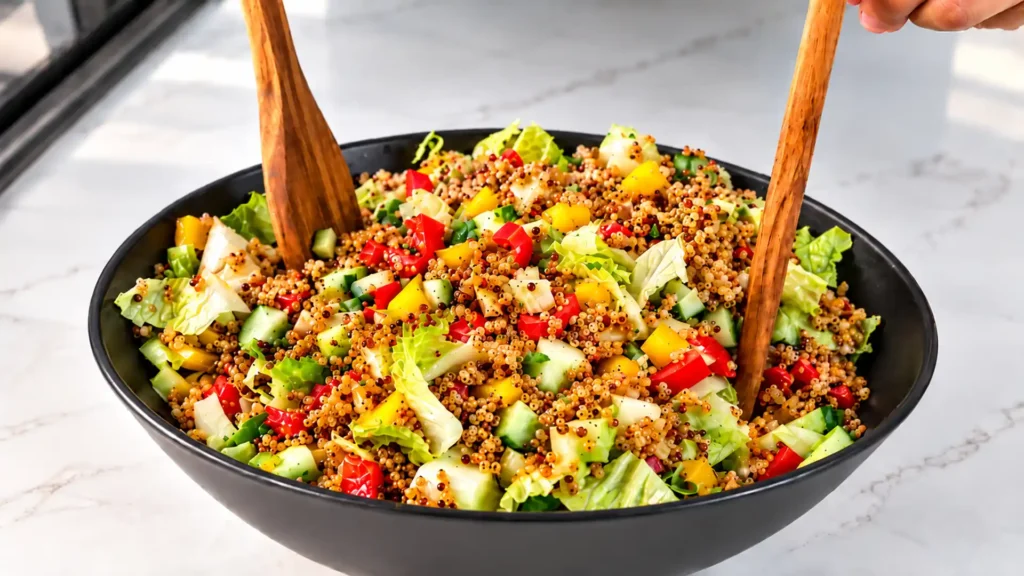 quinoa salad with lettuce 16 oab